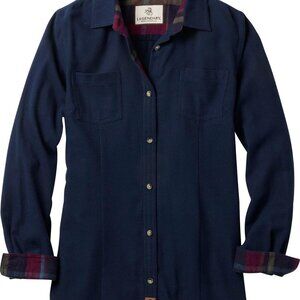 Women's Cottage Escape Flannel Long Sleeve Plaid and Solid Color Clothes for Wom